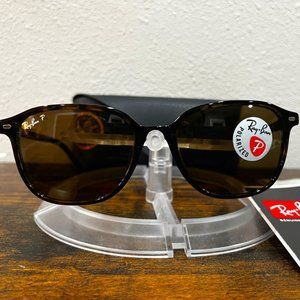 Ray-Ban Leonard polarized sunglasses (RB2193). Tortoise frame/brown lenses